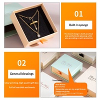 Boîte de rangement colorée en relief style Ins pour bijoux, bracelets, boucles d'oreilles, bagues, colliers – Emballage cadeau en papier – En stock