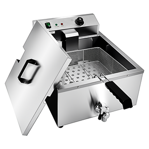 Soldes Exceptionnelles : Friteuses Électriques Professionnelles à <span class=keywords><strong>Cuve</strong></span> <span class=keywords><strong>Amovible</strong></span> et Construction en Acier Inoxydable pour la Restauration Rapide - Product Image 1