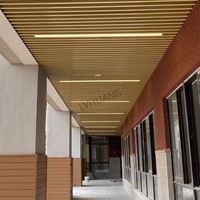 Prix de gros d'usine en aluminium en forme de U déflecteur plafond pour mur, garage, couloir, Hall, boutique, salle d'exposition, aéroport