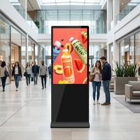 Kiosco Táctil Vertical con Pantalla LCD de Señalización Digital Android de 49/55/65 Pulgadas para Interiores, para Centros Comerciales, Tiendas, Hoteles y Transporte Público