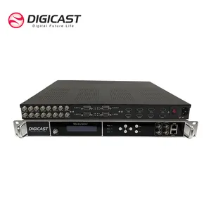 DMB-24E سلسلة 8/12/16/20/24 قنوات FTA DVB-S2 dvb-t المستقبلون إلى RF الرقمية التلفزيون المغير