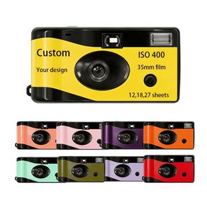Nueva Llegada Cámara Desechable Personalizada de 35 mm con Flash, Cámara de Película de Estilo Retro para Bodas - Product Image 1