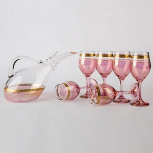 Raymond Bar Tiệc Cưới Rượu Thủy Tinh Thủ Công Với Bộ Bình Rượu - Product Image 3