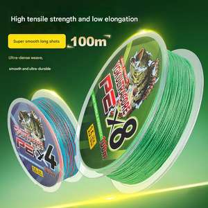 Línea <span class=keywords><strong>de</strong></span> <span class=keywords><strong>Pesca</strong></span> Trenzada <span class=keywords><strong>de</strong></span> Doble Cono <span class=keywords><strong>de</strong></span> PE <span class=keywords><strong>de</strong></span> Alta Resistencia a la Abrasión X4 X8 para <span class=keywords><strong>Pesca</strong></span> en <span class=keywords><strong>Surfcasting</strong></span>, Roca, Arroyo, Lago y Río - Product Image 2