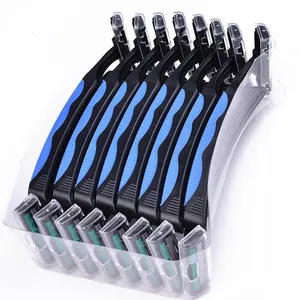 14 Pieces Shaving Mens Razor Blades Stainless Steel Blade Shaver