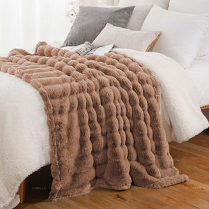 Плотное теплое двухстороннее двустороннее утяжеленное одеяло для кровати - Product Image 4