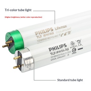 Tubo <span class=keywords><strong>Fluorescente</strong></span> de Vidrio T8, Lámpara de Luz Diurna Tricolor 4000K/4100K/6500K <span class=keywords><strong>18W</strong></span>/36W, Tira Larga 2026 - Product Image 4