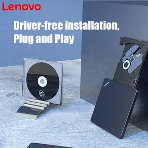 Lenovo-lecteur optique DVD externe, modèle TX800, pilote optique pour ordinateur portable ou de bureau, tout-en-un, haute vitesse, port usb,
