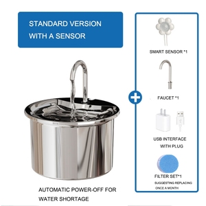 Smart Stainless Steel Cat <strong>Water</strong> Fountain With 2L Capacity <strong>Automatic</strong> <strong>Pet</strong> Drinking Dispenser For Indoor Cats And Dogs