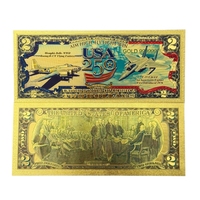 Uang Kertas Amerika Serikat 250 Tahun ke-2026 Berlapis Emas 24K untuk Koleksi