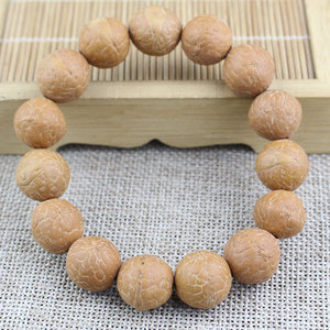 Nepalese Bodhi Seed <b>Bracelet</b> 14-15mm Round <b>Beads</b> For <b>Men</b> Women Couples Gift Jewelry - Product Image 3