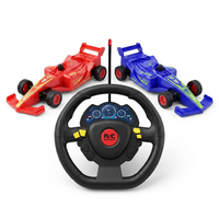 Mini voiture de course RC style Formule 1, 4 canaux, 27 MHz, télécommandée, emballage en boîte, rouge et bleu mélangés, vente en gros pour cadeau d'enfant