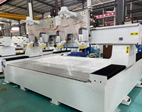 Centre de fraisage CNC 3 axes à 4 broches principales pour la production de bois massif courbé et de contreplaqué