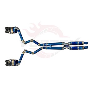 ท่อไอเสีย Vortex Titanium Valvetronic สำหรับ Ford Mustang GT 5.0 V8 ปี 2015 2017 แบบ Catback ท่อคู่รูปตัว X ปลายคาร์บอน - Product Image 3