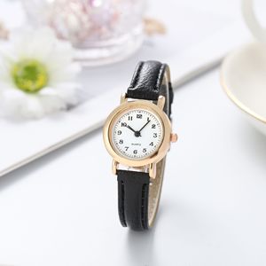 Reloj - Estudiante - Versión coreana - Simple y lindo - Estilo de secundaria - Retro y artístico - Correa fina - Esfera pequeña - Product Image 3
