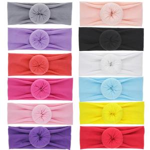 Diadema con lazo grande <span class=keywords><strong>para</strong></span> niñas pequeñas, <span class=keywords><strong>turbante</strong></span> elástico, envoltura <span class=keywords><strong>para</strong></span> la cabeza, tocados - Product Image 5