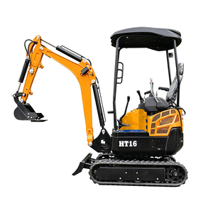 สินค้าขายดี รถขุดขนาดเล็ก Ht16 1.6 ตัน แบบ Zero Tail Swing ระยะหมุนหางรถ 795 มม. น้ำหนัก 1600 กก. สำหรับใช้งานภายในอาคาร - Product Image 2