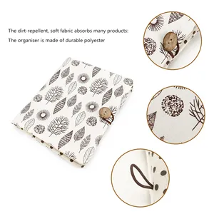 Pochette de rangement pour couches bébé unisexe en tissu denim imperméable à motif animal et fonction d'organisation portable, fournisseur OEM - Product Image 2