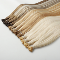 Extensions de cheveux humains russes Remy de haute qualité en gros d'usine, cuticules entièrement alignées, vierges, bruts, pré-collées à la kératine I-Tip