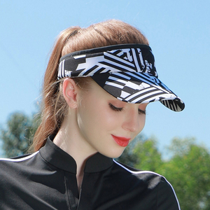 HEA หมวกกอล์ฟแฟชั่นสำหรับผู้หญิง, หมวกเปิดด้านบนสีดำ/ ลายดอกไม้ | น้ำหนักเบา UV50 + การป้องกัน | กีฬากลางแจ้ง - Product Image 2