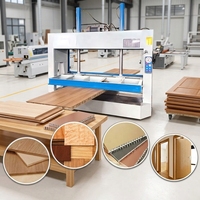 Presse hydraulique à froid Dihui, fabrication chinoise directe d'usine, avec boîte de vitesses, moteur 4KW 220V/380V pour le collage de panneaux de contreplaqué