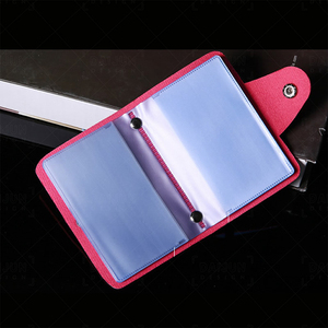 Porta carte di credito in pelle con blocco Rfid multi-carta a buon mercato colorato di lusso per uomo <span class=keywords><strong>e</strong></span> donna - Product Image 3