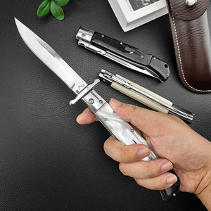 Couteau pliant <span class=keywords><strong>russe</strong></span> AKC, lame en acier inoxydable 440C, couteau de poche tactique de survie en plein air, camping, chasse, OEM - Product Image 3