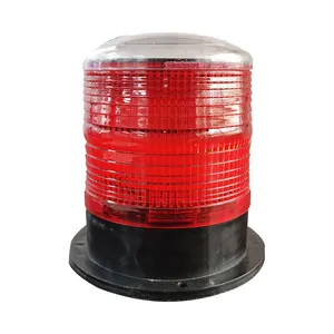 道路LEDライト警告道路信号機ソーラーレッド点滅警告灯
