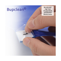 Tapis adhésif bleu jetable et personnalisable en PE pour la décontamination des surfaces, idéal pour les salles blanches de semi-conducteurs et les hôpitaux