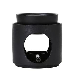 Lampe chauffe-cire en porcelaine givrée à huile essentielle <span class=keywords><strong>nordique</strong></span>, brûleur à encens en céramique, brûleur à huile - Product Image 4