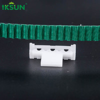 Boîte de transmission Iksun 10.5mm moteur de rideau électrique automatique entraînant la bande transporteuse