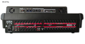 Mezclador de audio profesional de 24 canales, sistema de sonido Dante para grabación de <span class=keywords><strong>DJ</strong></span>, consola de mezcla Digital, escritorio GIG, 24 canales, <span class=keywords><strong>PLUS</strong></span> - Product Image 3