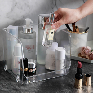 SHIMOYAMA Maquillaje Cosméticos Cajón de almacenamiento de plástico Claro PS Caja de almacenamiento transparente Divisor Caja organizadora de escritorio - Product Image 2