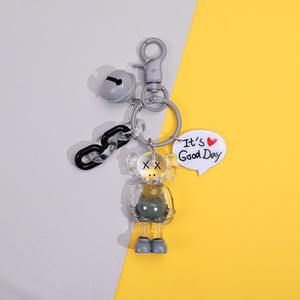 Dibujos animados Anime accesorios PVC moda cumpleaños regalo bolsa colgante 3D Kawed figura <span class=keywords><strong>llavero</strong></span> - Product Image 3