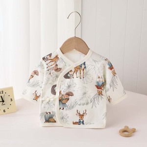 Nuovi vestiti per neonati: <span class=keywords><strong>camicia</strong></span> a mezza manica per primavera e autunno, abbigliamento in cotone per neonati, completo per neonati. - Product Image 4