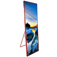 Afficheur LED portable P2.5 d'intérieur, lampe Android, écran publicitaire vertical, afficheur LED pour la publicité en magasin, centre commercial, animation