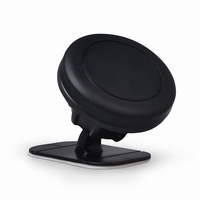 Support de téléphone magnétique flexible à 360 degrés en ABS, idéal pour tableau de bord de voiture, bureau et lit – Meilleure vente