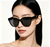 Lunettes de soleil polarisées de haute qualité, monture carrée intégrale, verres PC, dégradé de couleurs, protection UV %, design unisexe, mode, extérieur
