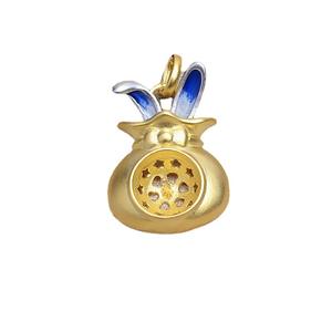 Pendentif Lapin du Zodiaque DIY Année du Lapin 5345 Bijoux en Argent Séparés par Couleur Pendentifs Fins & Accessoires en Perles - Product Image 5