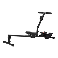 Máquina de remo de entrenamiento cardiovascular plegable silenciosa de resistencia a la tensión ajustable portátil de marca personalizada de fábrica