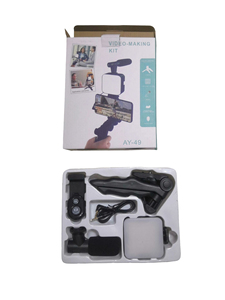 Ay49 Mini Pocket Điền Ánh Sáng Cầm Tay Microphone Điền Ánh Sáng Set LED <span class=keywords><strong>Flash</strong></span> Phát Sóng Trực Tiếp Điền Ánh Sáng Ảnh Tự Sướng Thanh - Product Image 4