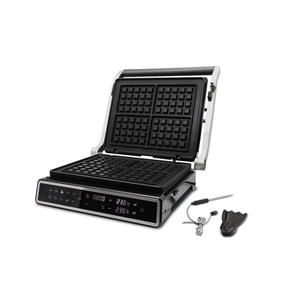 Parrilla Eléctrica Saludable Antiadherente sin Humo con Mango para Asar Filetes, Tostadora - Product Image 1