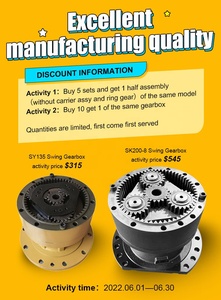 Wy grosir pabrik bagian ekskavator Gearbox ayunan pembawa poros Assy Swing Reducer untuk penggali hyundai kucing <span class=keywords><strong>VOLVO</strong></span> - Product Image 5