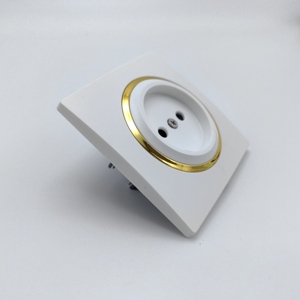 Ổ cắm điện tiêu chuẩn Châu Âu 2 chấu, nối đất kiểu Nga, chất liệu đồng thau, đạt chứng nhận CE, dòng điện định mức 10A/16A - Product Image 3