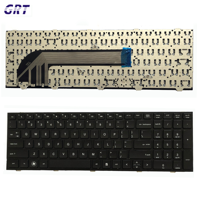 New US Layout Laptop Keyboard for HP ProBook 4540 4540S 4545 4545S 4740S Laptop Keyboard Replacement with Frame OEM Factory