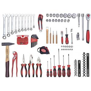 GEDORE - 3301645 Jeu d'outils ALL-IN dans une mallette à outils (108 pièces) -SAC À OUTILS EAN 4060833016452 AVEC ASSORTIMENT - Product Image 1