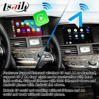 Lsailt inalámbrico Carplay Android Auto HD Actualización de pantalla para Infiniti Q70 M35 M37 M25 IT06 Nissan Fuga soporte Mirror Link