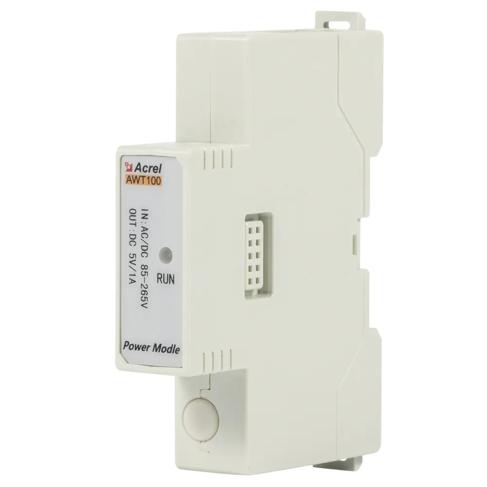 Acrel din rail installation ethernet communication apply to assit RS485 equipment wireless communication Compact size