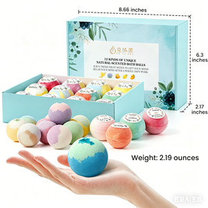 Bombas de Baño Naturales Hechas a Mano Personalizadas, Regalos Esenciales con Aceites para el Día de la Madre, Regalos para Mamá, Esposa, Novia - Product Image 3