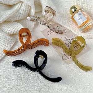 Pince à cheveux géométrique élégante pour femme, pince requin pour cheveux épais, <span class=keywords><strong>accessoire</strong></span> <span class=keywords><strong>de</strong></span> mode quotidien pour le <span class=keywords><strong>bureau</strong></span> - Product Image 5